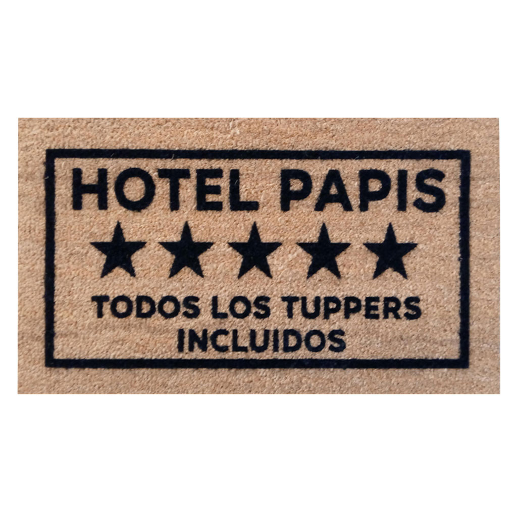 Felpudo Hotel Papis - Todos los tuppers incluidos