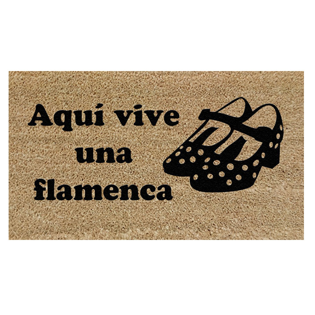 Felpudo Zapatos Flamenca